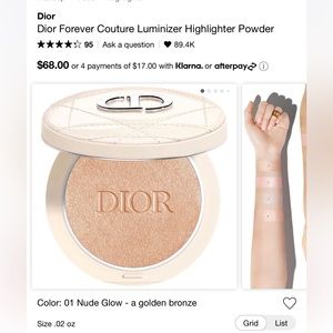 NEW Dior forever couture luminizer